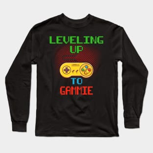 Promoted To GAMMIE T-Shirt Unlocked Gamer Leveling Up Long Sleeve T-Shirt